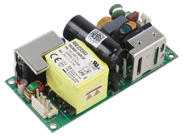 Voedingseenheid: schakelende; open; 90W; 85÷264VAC; 24VDC; 3750mA Voedingseenheid: schakelende; open; 90W; 85÷264VAC; 24VDC; 3750mA